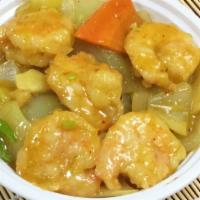Curry Shrimp With Onion · Spicy. Served with jasmine rice. Hot and spicy.