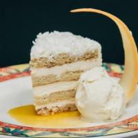 Coconut Layer Cake · The irresistible dessert selection ends the meal on a memorable note