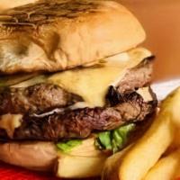 Angus Cheese Burger (8 Oz.) · This menu item can be cooked to order- consuming raw or undercooked meats. Fish, shellfish, ...