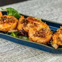Pepper Garlic Shrimp · A delicious appetizer made by tossing pan fried tiger shrimp in a spicy and hot chef's speci...