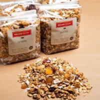 Granola · House-made granola with dried fruit, seeds, grains, almonds, walnuts and coconut.