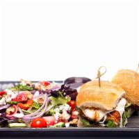 Chicken Milanese Sliders (2 Pc) · Two lightly breaded and fried chicken cutlets topped with prosciutto, melted mozzarella and ...