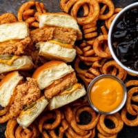 Sunday Chicken (4-Slider Combo) · Crispy fried chicken, crunchy pickles and our delicious Fry Sauce. So good that we serve it ...