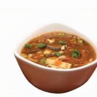 Hot And Sour Soup · With crispy noodles. Hot and spicy.