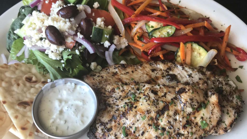 Grilled Chicken · Gluten-Free. Served with choice of side.