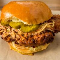 Nashville Hot · Classic buttermilk batter, extra crispy fried chicken dipped in our house blended Nashville ...