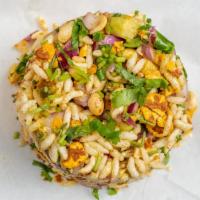 Jaal Muri · Medium. Puffed rice, peanuts, potatoes, lime, coriander.
