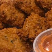 Chicken Nuggets · Favorite. Crispy soy chicken breaded with panko bread crumbs, rosemary, basil and oregano. S...
