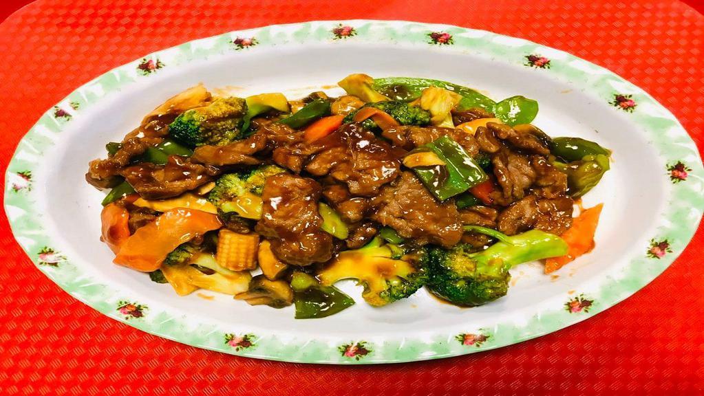 Beef With Hunan Style · Spicy. Served with white rice. Hot and spicy.