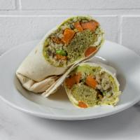 V23 Build Your Own Wrap · Build your own wrap with choice of protein, fillings & sauce.