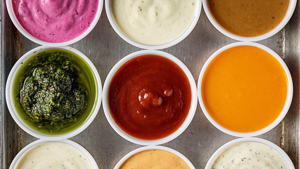 Dipping Sauces · All homemade sauces.