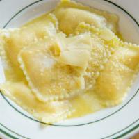 Cheese Ravioli · Served with a chosen sauce.
