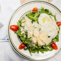 Caesar Salad · Romaine lettuce, gluten free croutons, and Caesar dressing.