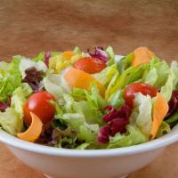 Small Garden Salad · Variety of local seasonal vegetables with romaine lettuce. Served with a side of balsamic vi...