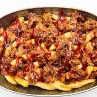 Pulled Pork Fries · Slow smoked BBQ pulled pork