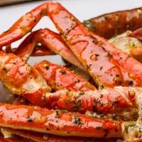 Snow Crab Legs (2 Lbs)  & 1 Lb Shrimp Platter · Served with Boil Corn & Potatoes