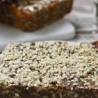 Super-Seeds Protein Bar · Hemp seeds, sunflower seeds, dates, chia seeds, raw cocoa powder, coconut oil, vanilla, oats...