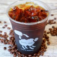 Cold Brewed Iced Coffee · Cold-brewed, freshly-roasted single origin coffee.