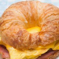Croissant, Bacon, Egg And Cheese · 