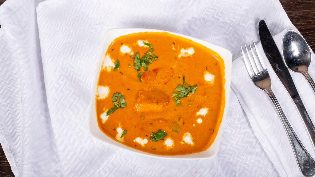 Tikka Masala · All-time favorite. Mild tomatoes and creamy sauce.