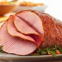 Honeybaked Bone-In Half Ham 8-9Lbs. · Our fully-cooked spiral-cut Honey Baked Hams are sliced right to the bone for effortless ser...