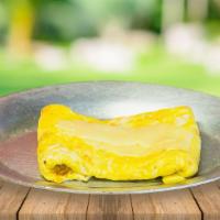 Omelet With Cheese · Three eggs with cheese.