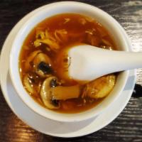 Hot & Sour Soup · Hot and spicy.