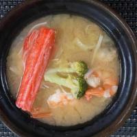 Spicy Miso Seafood Soup · Spicy.