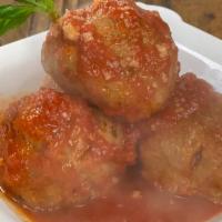 Side Of Meatballs (4)
 · Beef and pork meatballs in tomato sauce.