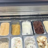 Gelato  · Locally made Italian flavors of Gelato separately packed in cold bags