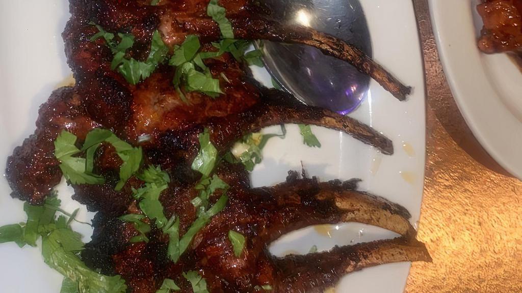 Grilled Lamb Chops · Our chef's specially marinated grilled lamb chops.