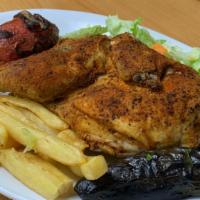 Roasted Chicken · Half Chicken roasted in oved with mild spices