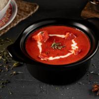 Paneer Butter Masala · Home-made Indian cheese cubes cooked in creamy tomato sauce, butter and lightly spiced and s...