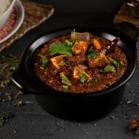 Kadai Paneer · Cottage cheese cubes cooked in spices in traditional pan