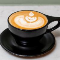 Latte (12 Oz) · Traditional double shot of espresso with your choice of steamed milk.