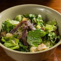 Caesar Salad · Crispy romaine, parmesan, anchovy, lemon.