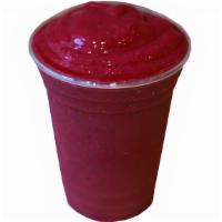 Pitaya Dragon Fruit · Organic dragon fruit, mixed berries, banana, and apple juice.