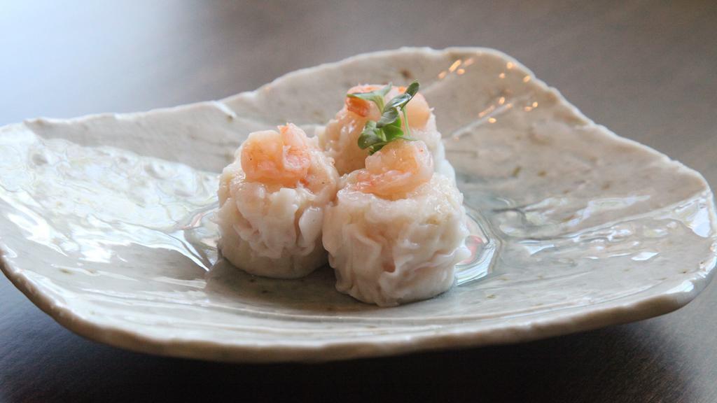 Shumai(Shrimp) · Steamed shrimp dumplings.