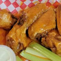 6 Wings · additional charge for sauces
