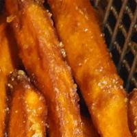 Sweet Potato Fries · With spicy ranch dip