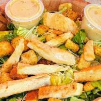 Chicken Caesar Salad · romaine, croutons, asiago, caesar dressing