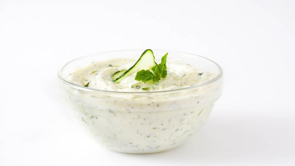 Tzatziki Greek Yogurt Dip · Greek dip made of yogurt, garlic, and cucumbers.