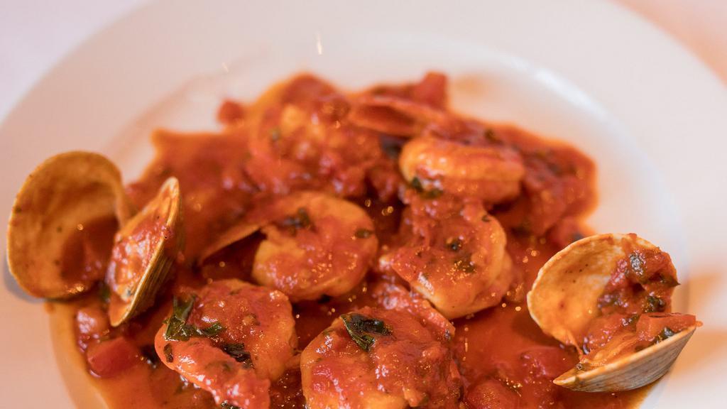Shrimp Marinara · in a mild marinara sauce.