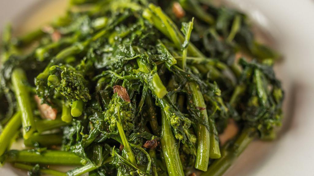 Sautéed Broccoli Rabe · All of the above vegetables sautéed with fresh garlic olive oil & cherry peppers.