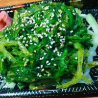 Seaweed Salad With Mango · Seasoned seaweed and jicama in house dressing.