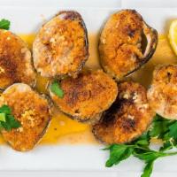 Baked Clams · Whole baked littleneck clams.