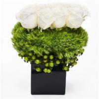 Coco · These beautiful white dozen roses, with green berries and dianthus, is a wonderful mother’s ...