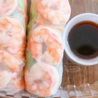 Shrimp Fresh Roll · Gluten-free. Shrimp, rice vermicelli noodle, basil, carrot, lettuce, tamarind hoisin sauce.