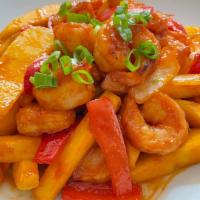 Tangy Tropical Mango | Spicy · Wok sauteed champagne mango in a mango chutney chiliin fusion create a delicious sweet and s...