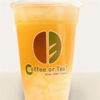 Lychee Iced Green Tea 荔枝綠茶 · 